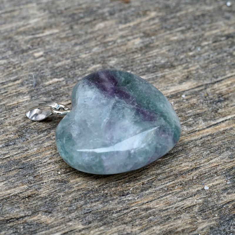 Fluorite Heart Pendant