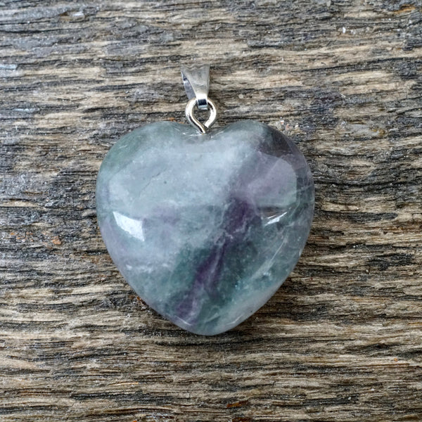 Fluorite Heart Pendant