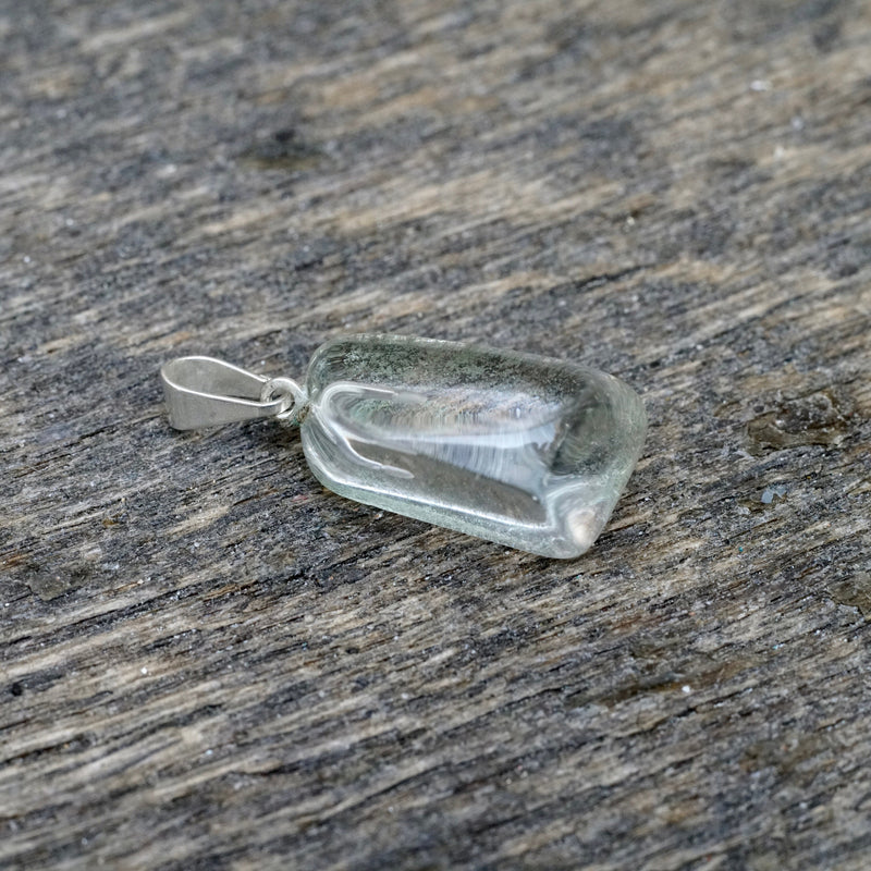 Clear Quartz Tumbled Pendant