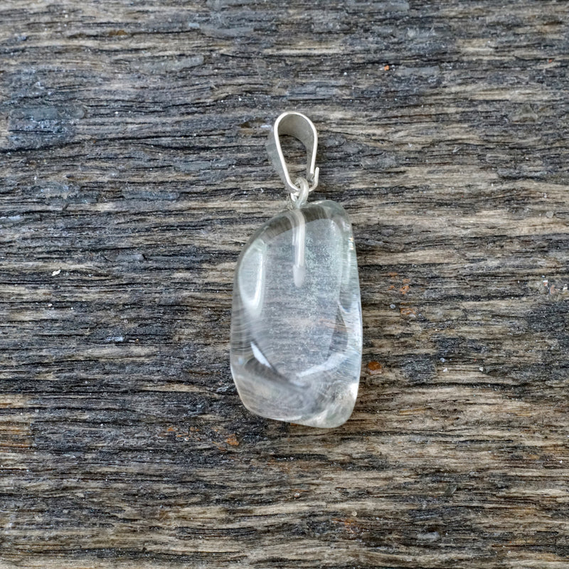 Clear Quartz Tumbled Pendant