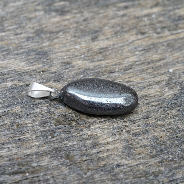Hematite Tumbled Pendant