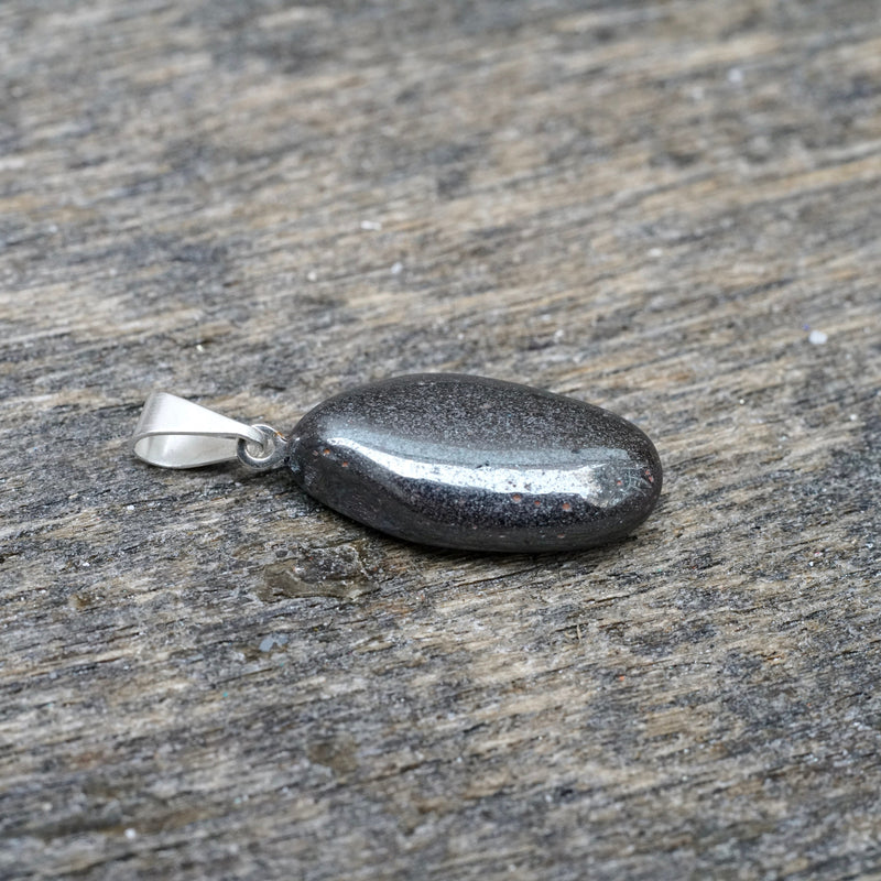 Hematite Tumbled Pendant
