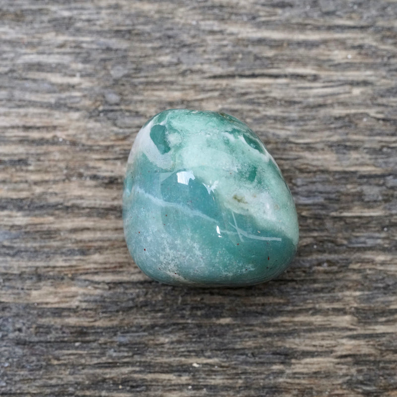 Moss Agate Tumbled Pendant