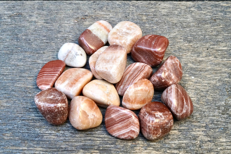 Red Aragonite (Tumbled)