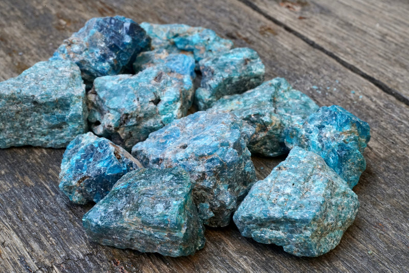 Blue Apatite (Raw) 1"