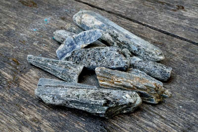 Blue Kyanite Rod (Raw) Grade B (1.5"-3")