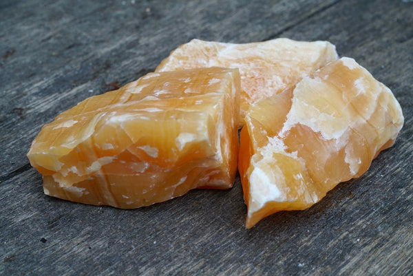 Orange Calcite (Raw) 4"-4.5"