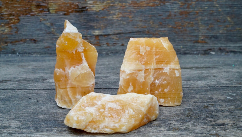 Orange Calcite (Raw) 4"-4.5"