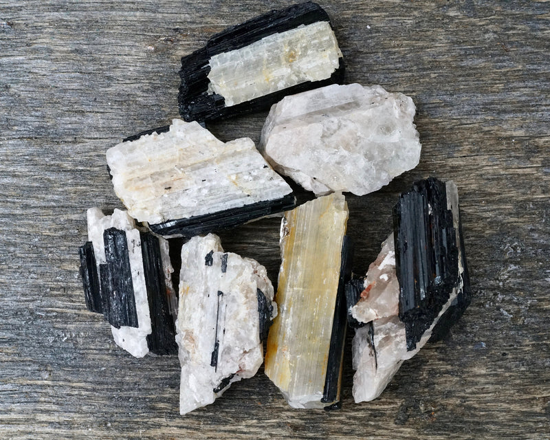 Tourmalinated Quartz w/ Rods (Raw)