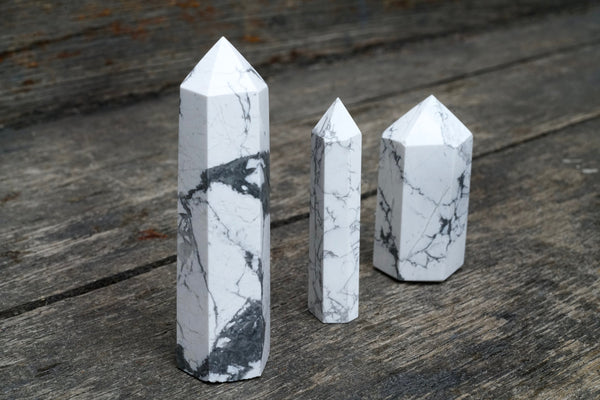 Howlite Obelisk (2"-3.5")