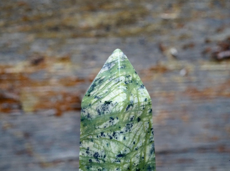 Jungle Jade Obelisk (6"-7")