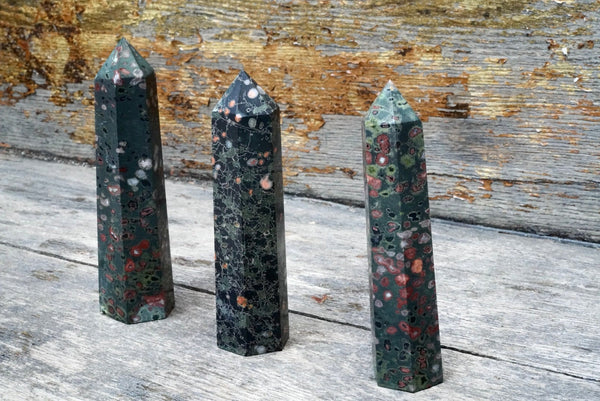 Plumite Jasper Obelisk (5.5”-6)