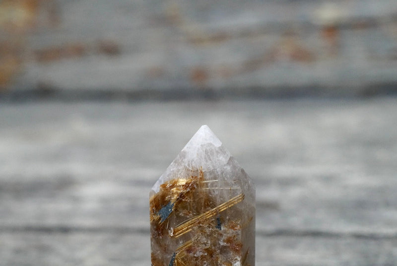 Rutilated Quartz Obelisk (0.5"-1.5")