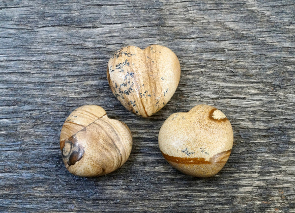 Picture Jasper Heart (1")