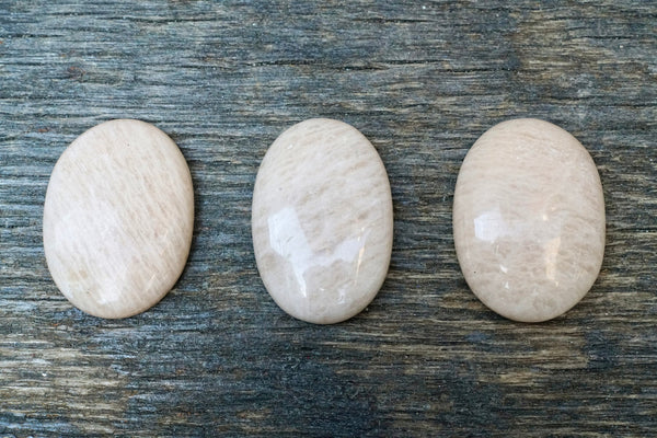 Peach Moonstone Worry Stone
