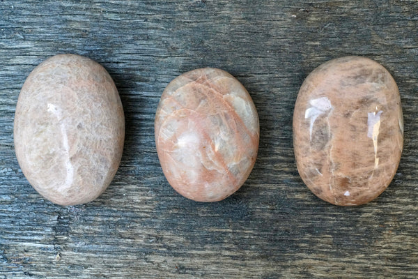 Peach Moonstone Palm Stone (2.5"-3")