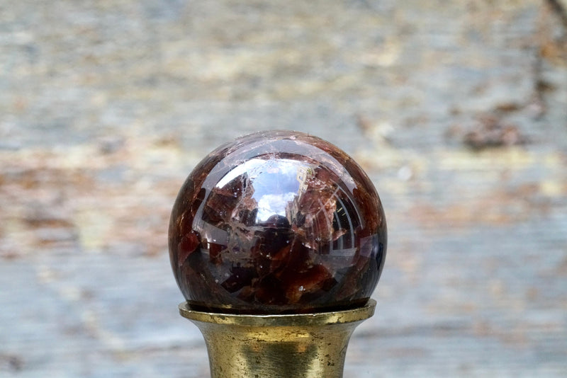 Garnet with Star Sphere (1")