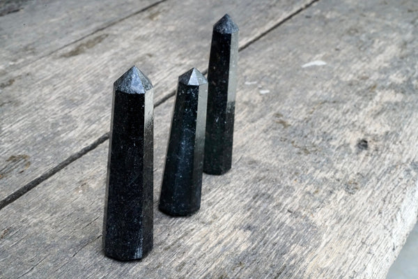 Black Galaxy Jasper Obelisk (3.5”)