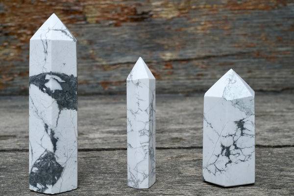 Howlite Obelisk (2"-3.5")