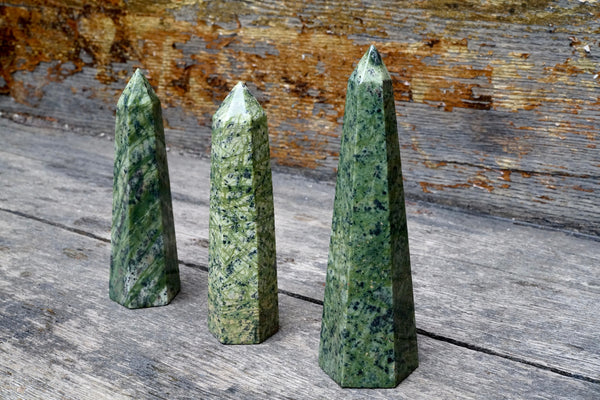 Jungle Jade Obelisk (6"-7")