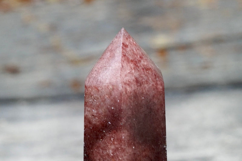 Strawberry Quartz Obelisk (3")