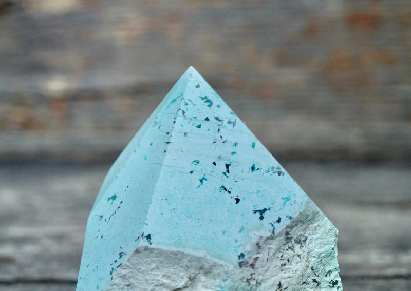 Turquoise Raw Top Polished Point