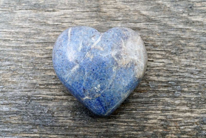 Dumortierite Heart (2")