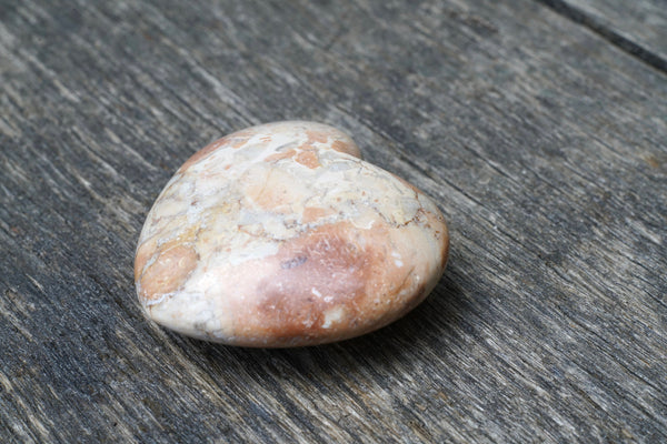 Rose Garden Jasper Heart (2")