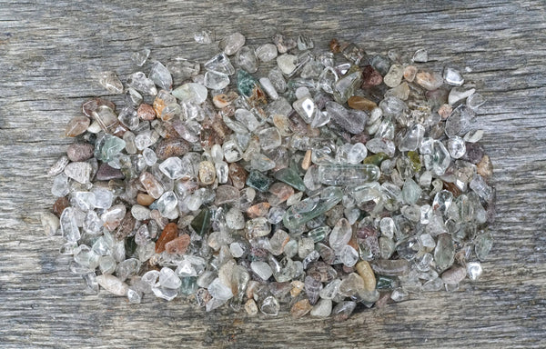 Green Phantom Quartz Chips (4oz)