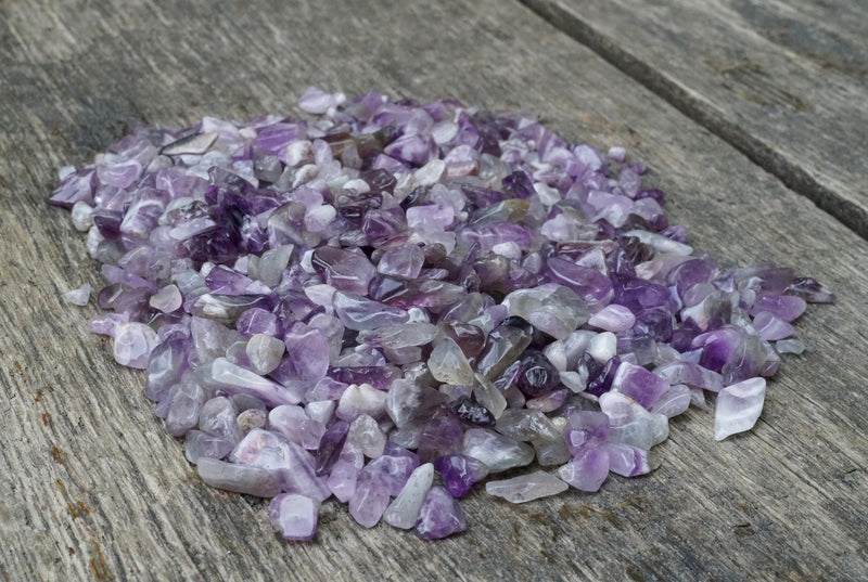 Chevron Amethyst Chips (4oz)
