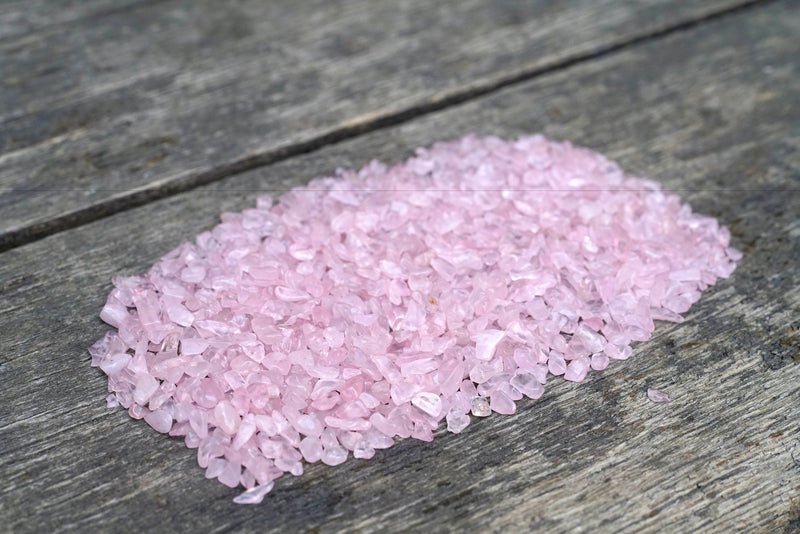 Rose Quartz Chips (4oz)