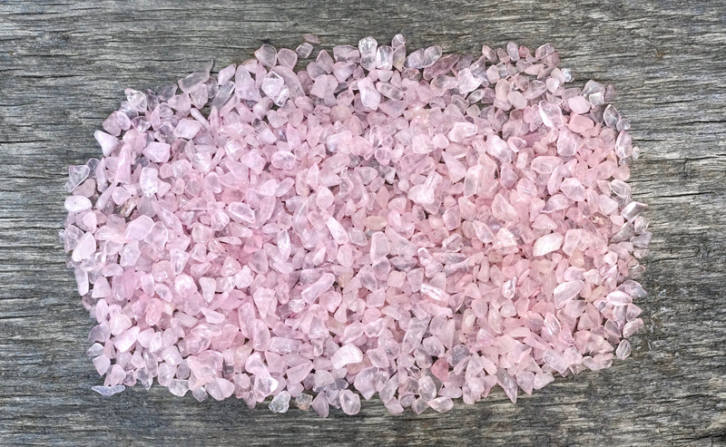 Rose Quartz Chips (4oz)