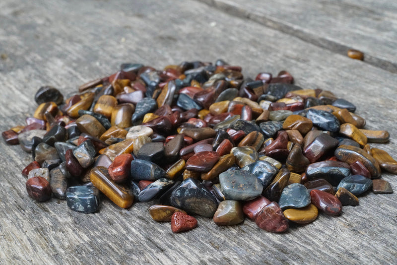 Tri-Color Tiger's Eye Chips (4oz)